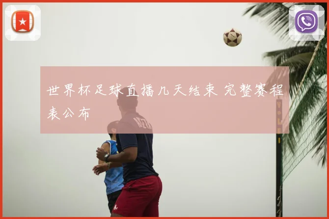 世界杯足球直播几天结束 完整赛程表公布