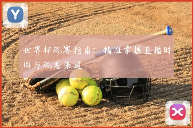 世界杯观赛指南:精准掌握直播时间与观看渠道