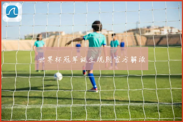 世界杯冠军诞生规则官方解读
