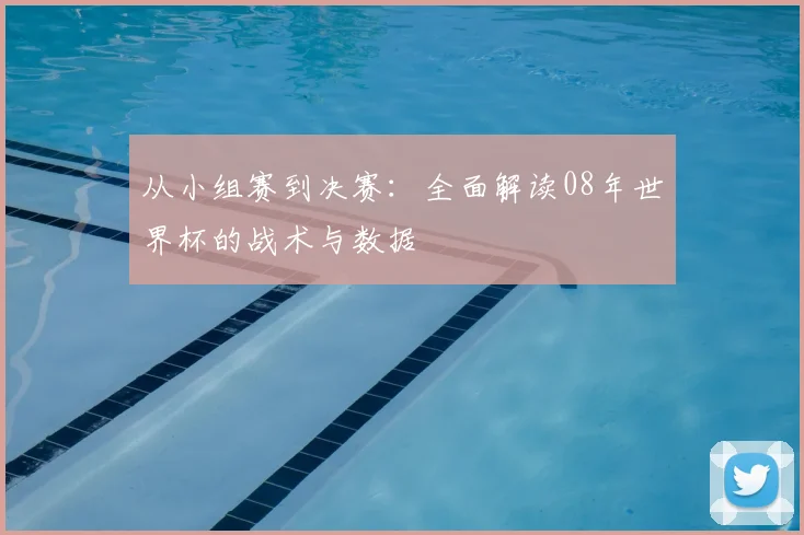 从小组赛到决赛:全面解读08年世界杯的战术与数据